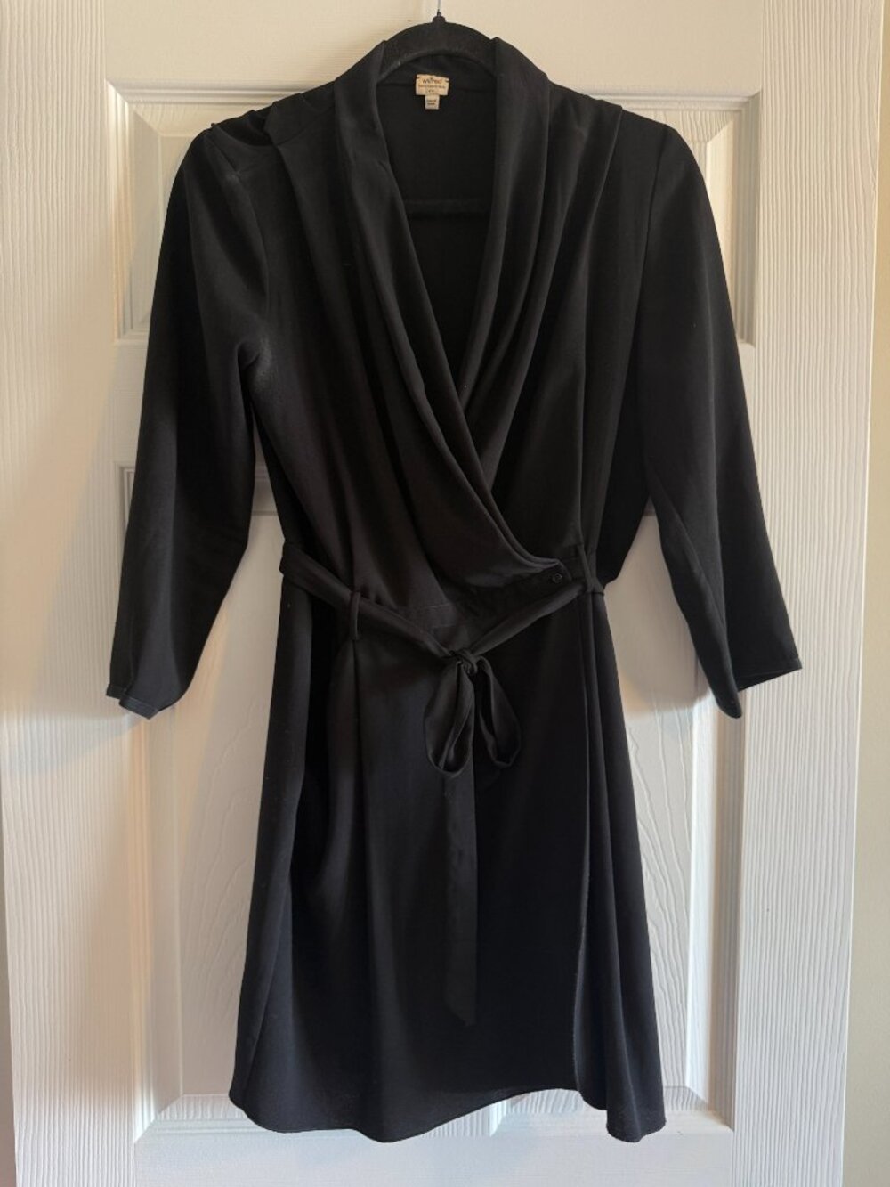 Wilfred Aritzia Black Wrap Dress / Duster – Size 6